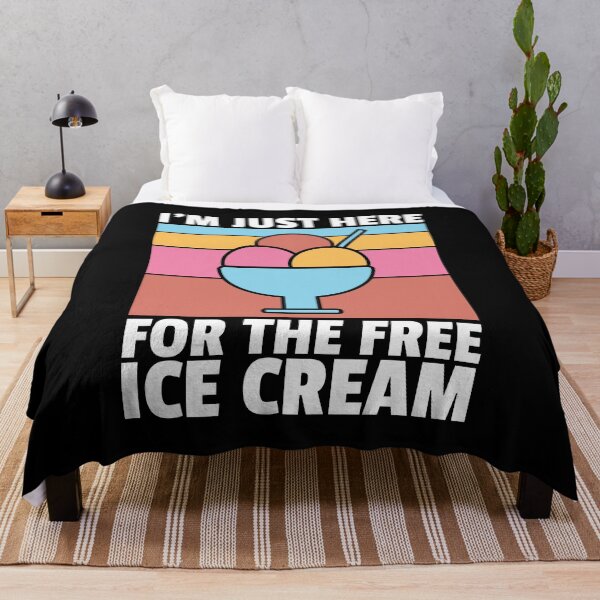 Item preview, I’m Just Here For A Free Ice Cream, Funny Gift for Ice Cream Lover designed and sold by DADA635.