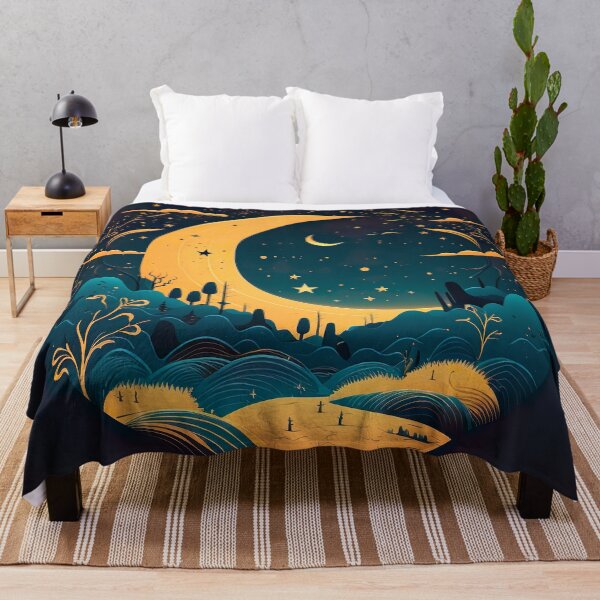 Item preview, Moon night illustration designed and sold by MystiS.