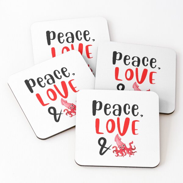 Item preview, Peace Love and Squid, Willow Days designed and sold by avit1.