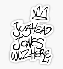 Jughead Jones Was Here Tshirt Sticker