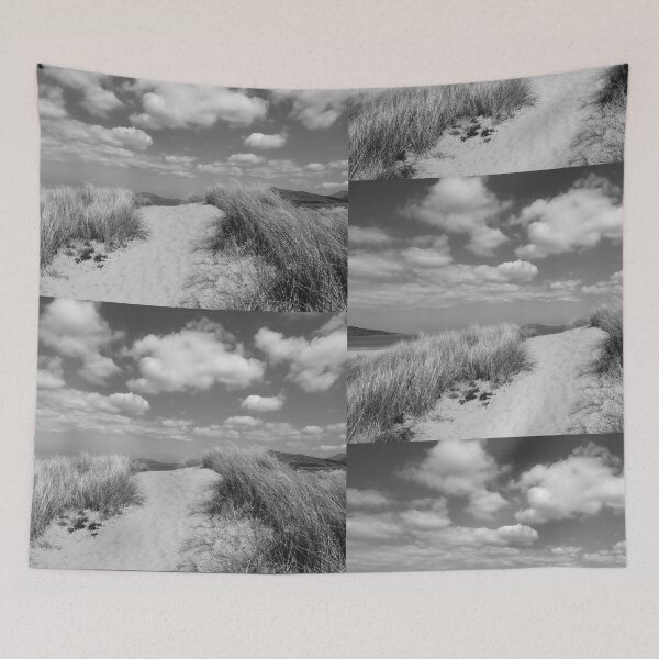 Item preview, Over the dunes Donegal black and white designed and sold by eddiebarronshop.