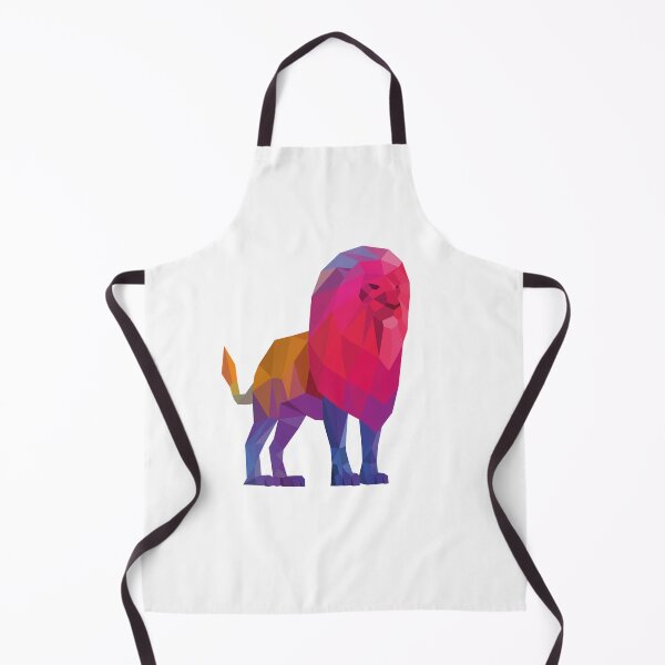 Item preview, Rainbow Low Poly Lion designed and sold by shaldesign.