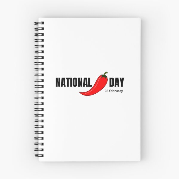 Item preview, National Chili day 23 february designed and sold by xkiyal Art.