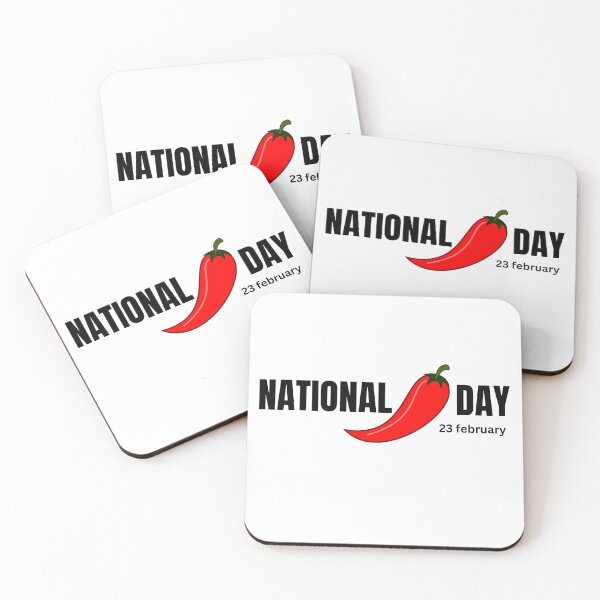 Item preview, National Chili day 23 february designed and sold by xkiyal Art.