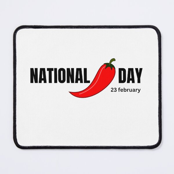 Item preview, National Chili day 23 february designed and sold by xkiyal Art.