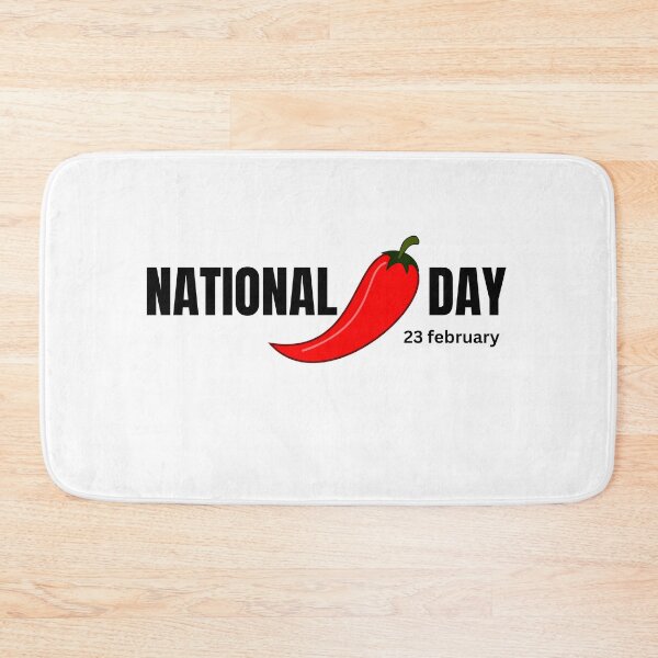 Item preview, National Chili day 23 february designed and sold by xkiyal Art.