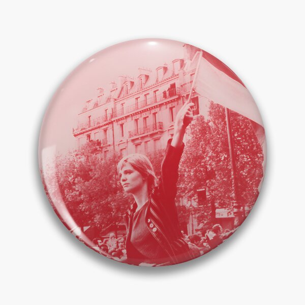 Item preview, Paris Revolt, May 68 &x27;DEMANDEZ L&x27;IMPOSSIBLE&x27; The Original in Deep Red with Black Te designed and sold by moodinchiawaz.