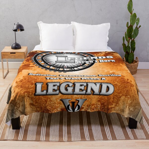 Item preview, LEGENDS Aren't Born Digital Art Graphic Design Quote by Xzendor7 designed and sold by Xzendor7 Digital Art Creations.