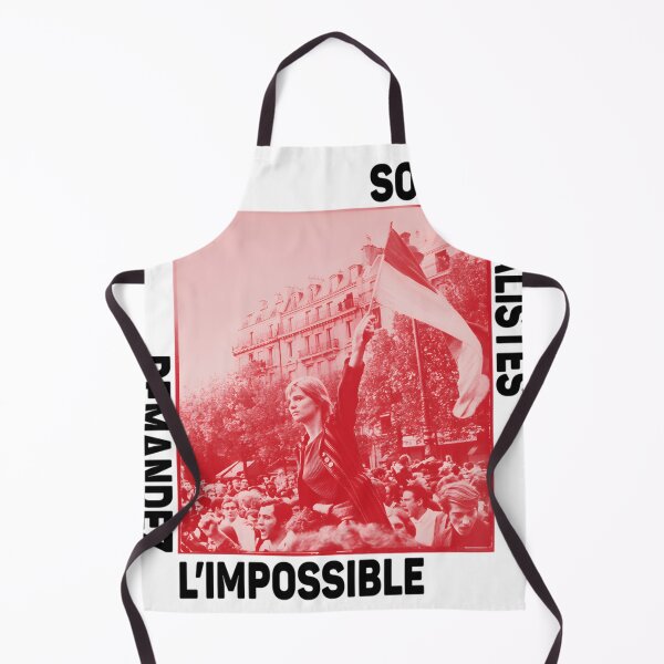 Item preview, Paris Revolt, May 68 &x27;DEMANDEZ L&x27;IMPOSSIBLE&x27; The Original in Deep Red with Black Te designed and sold by moodinchiawaz.