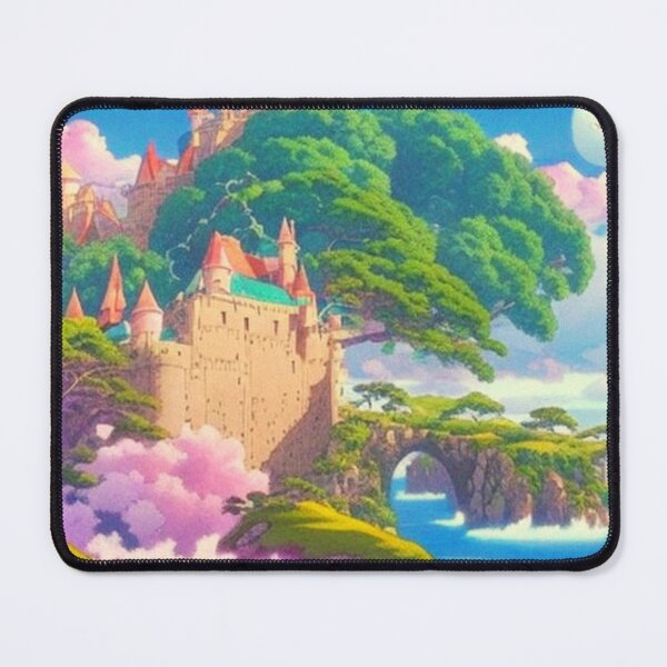 Item preview,  a beautiful castle in the clouds - Anime scenery designed and sold by hedoniism-shop.