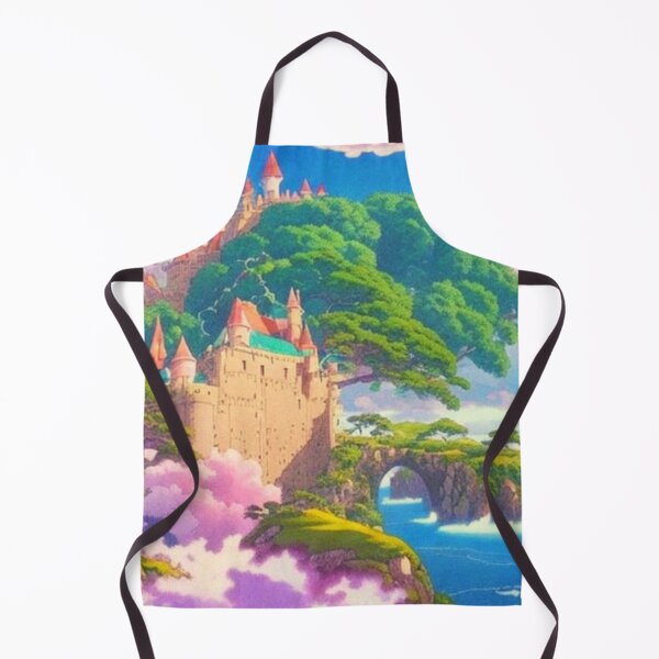 Item preview, a beautiful castle in the clouds - Anime scenery designed and sold by hedoniism-shop.