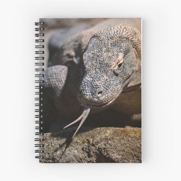 Item preview,  Komodo dragon showing its forked tongue designed and sold by rawshutterbug.