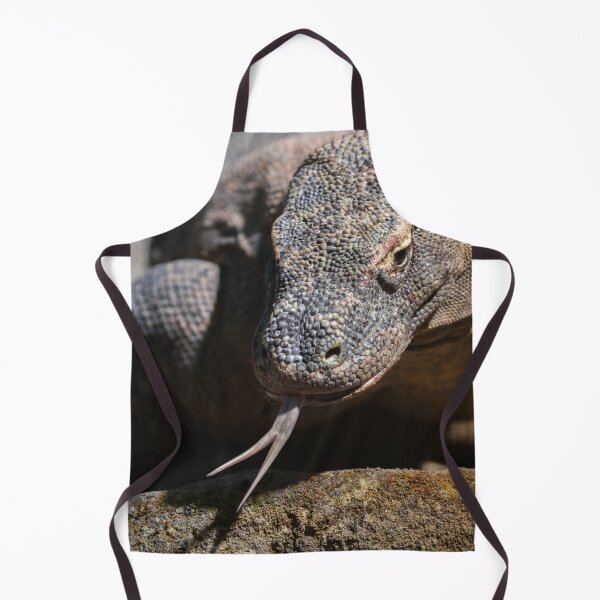 Item preview, Komodo dragon showing its forked tongue designed and sold by rawshutterbug.