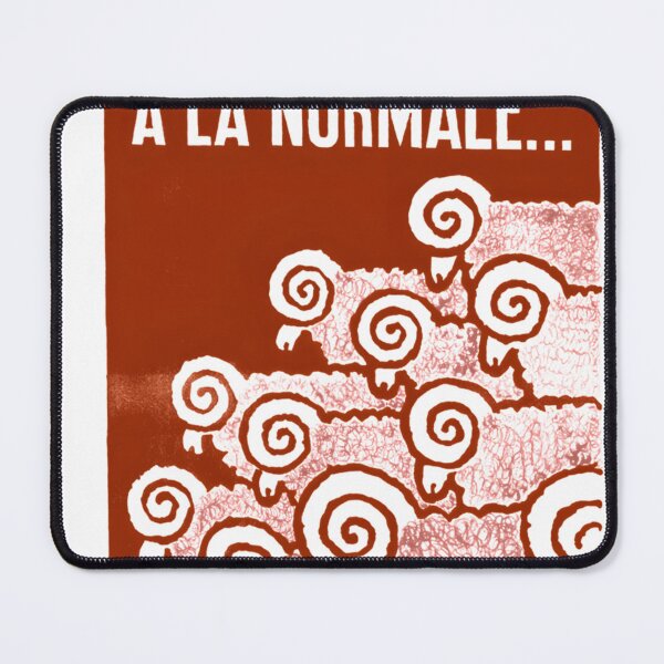 Item preview, Paris Revolt, May 68 &x27;RETOUR A LA NORMALE&x27; The Original in Deepest Red on Bone Grey Clas designed and sold by moodinchiawaz.