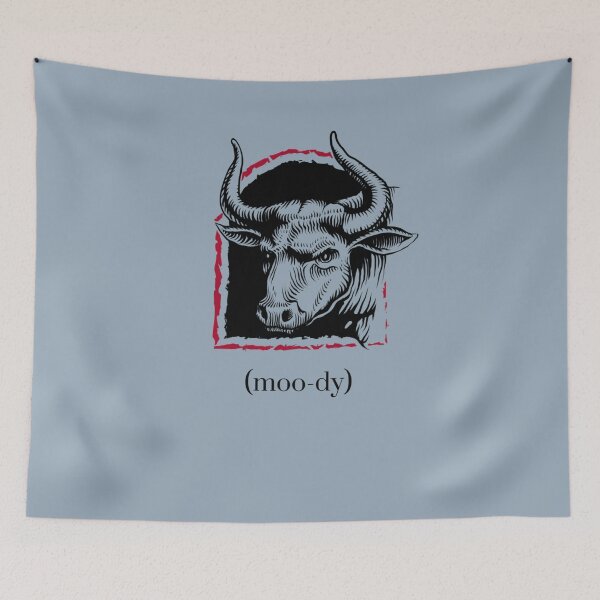 Item preview, Moody Cool Cow designed and sold by Elliotsowell.