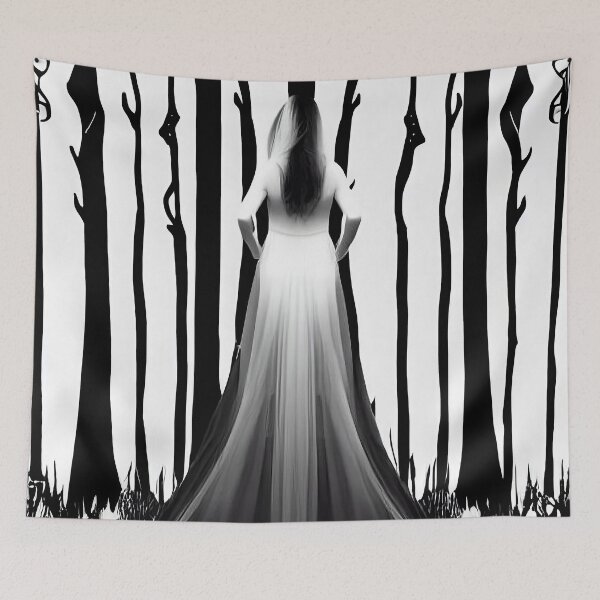 Item preview, lady with long dress in a forest designed and sold by Lefteris Betsis.