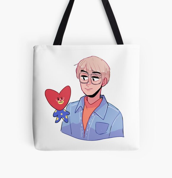 BTS Taehyung laughing in Gucci-Black Tote Bag for Sale by thumin