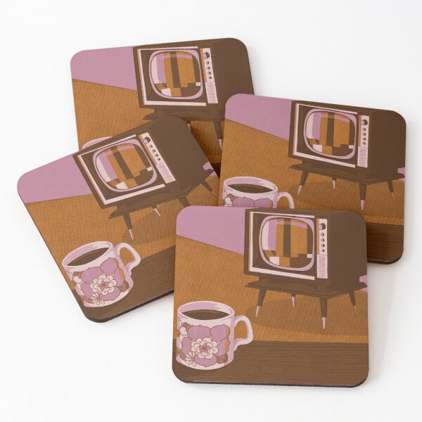 Item preview, Pink, Orange & Brown TV Dinner designed and sold by Laura Ridger.