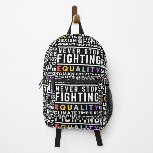 Item preview, Never Stop Fighting, Activist Protest Quote for Women's Rights, Gun Reform, BLM, LGBT Pride, Climate Change designed and sold by BootsBoots.