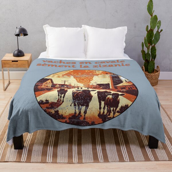 Item preview, Vintage Zizanie Wild Cows Freedom designed and sold by Elliotsowell.