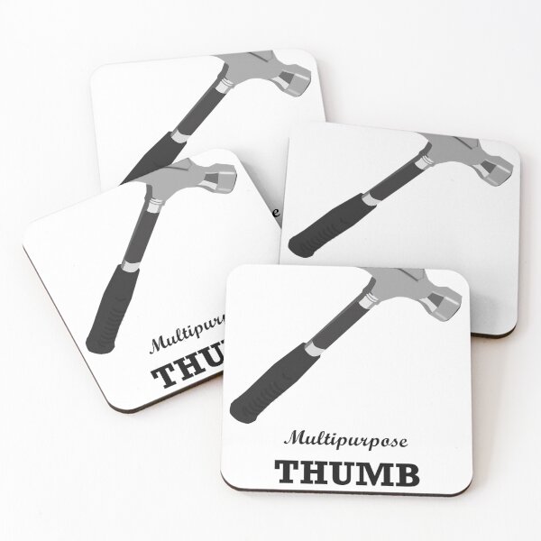 Item preview, Funny Tool Names Thumb Detector (Hammer)  designed and sold by samiialhmriu.