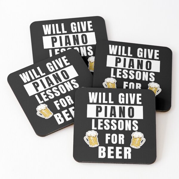Item preview, Funny Piano Teacher Gift Pianist Beer Lover designed and sold by TM-Multidesign.