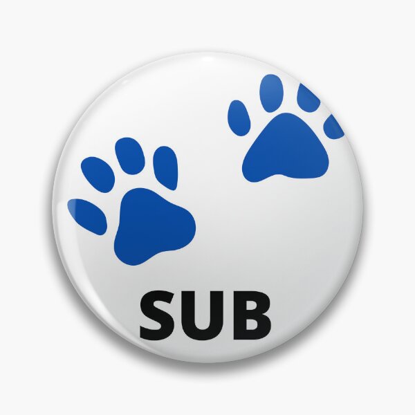 Item preview, Sub Pup Play Puppy Paws Blue designed and sold by stephenop92.