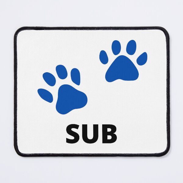 Item preview, Sub Pup Play Puppy Paws Blue designed and sold by stephenop92.