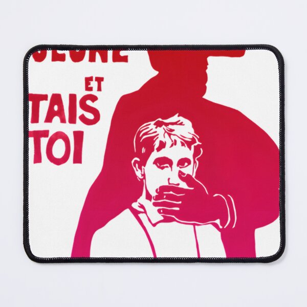 Item preview, Paris Revolt, May 68 SOIS JEUNE ET TAIS TOI The Original in Graduated Reds on White Classic T-Shir designed and sold by moodinchiawaz.