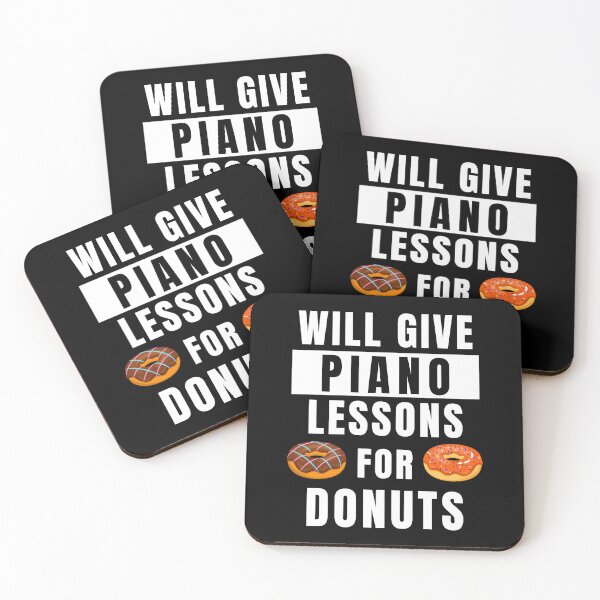 Item preview, Funny Piano Teacher Gift Pianist Donut Lover designed and sold by TM-Multidesign.