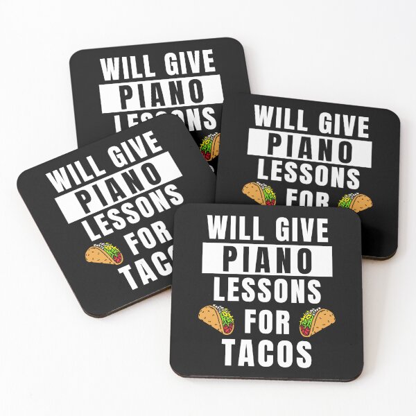 Item preview, Funny Piano Teacher Gift Pianist Taco Lover designed and sold by TM-Multidesign.