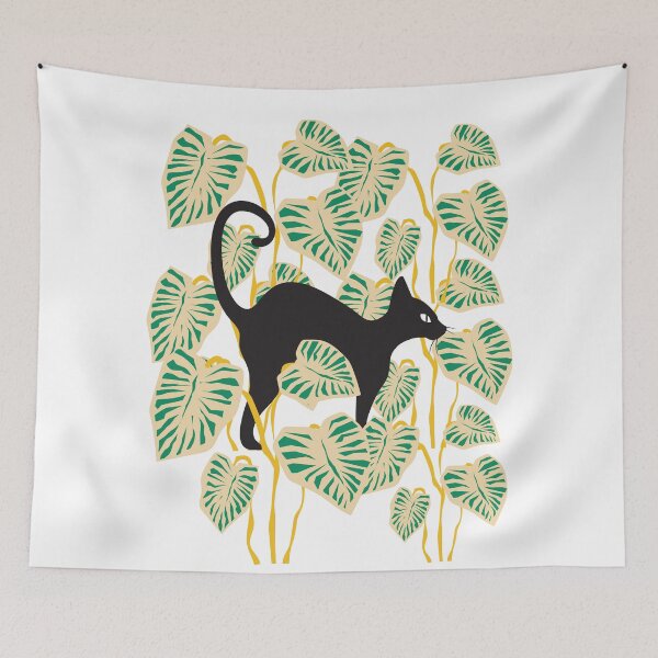 Item preview, Black cat designed and sold by Hillys Digital collage.