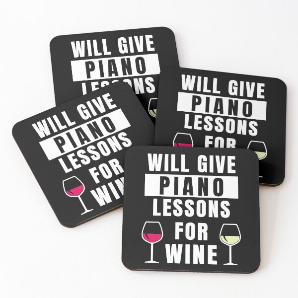 Item preview, Funny Piano Teacher Gift Pianist Wine Lover designed and sold by TM-Multidesign.