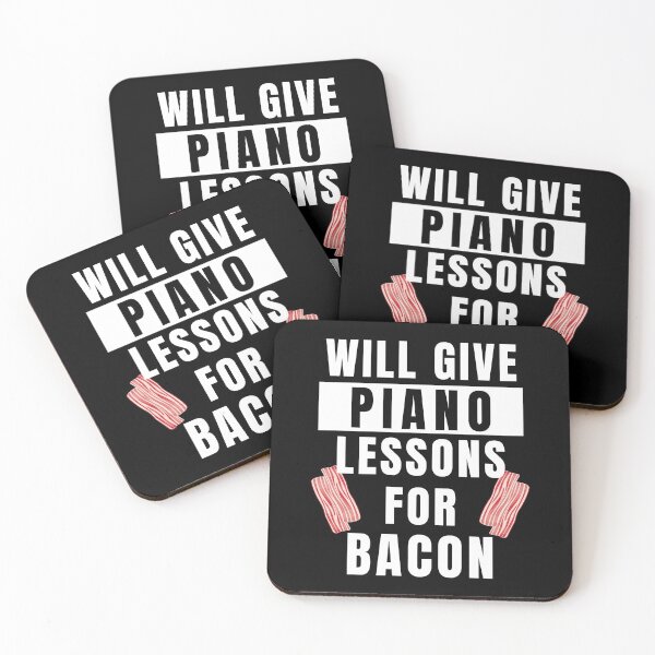 Item preview, Funny Piano Teacher Gift Pianist Bacon Lover designed and sold by TM-Multidesign.
