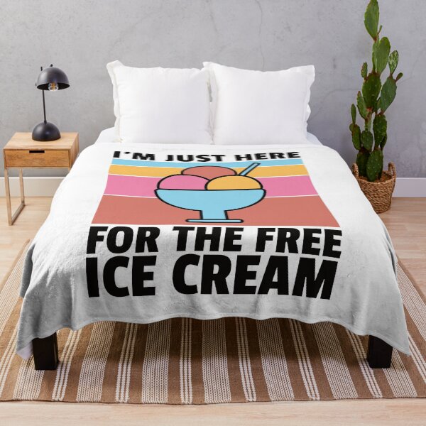 Item preview, I’m Just Here For A Free Ice Cream, Funny Gift for Ice Cream Lover designed and sold by DADA635.
