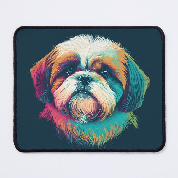Item preview, A close up of a shih-tzu's face designed and sold by Warehouse46.
