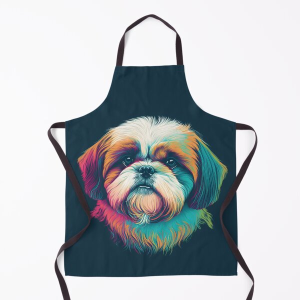 Item preview, A close up of a shih-tzu's face designed and sold by Warehouse46.