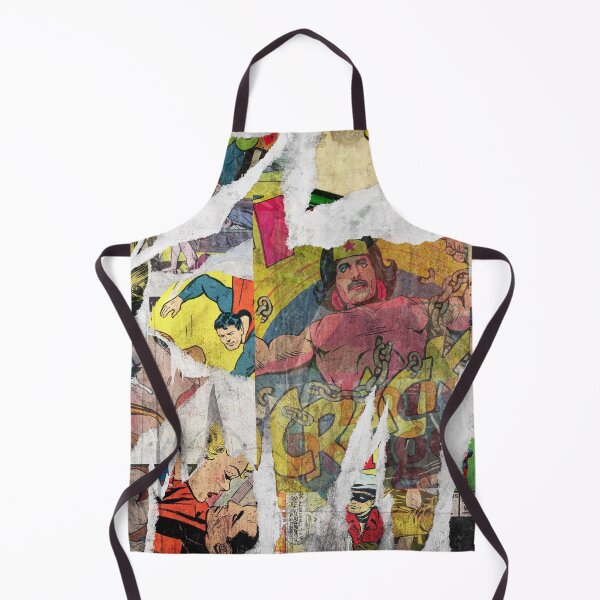 Vista previa del artículo con la obra «Collage de cómics de arte pop vintage», diseñado y vendido por SoccaTamam.