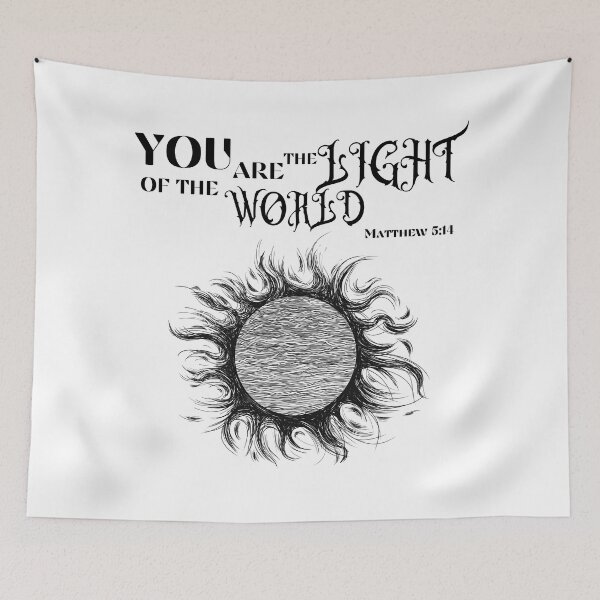 Item preview, The Light of the World - Black designed and sold by HarbingerShoppe.