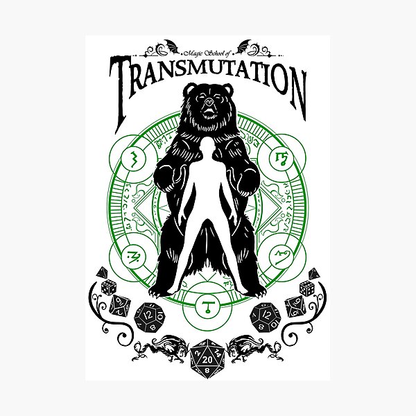 Item preview, Transmutation- RPG Magic School Series : Black designed and sold by Milmino.