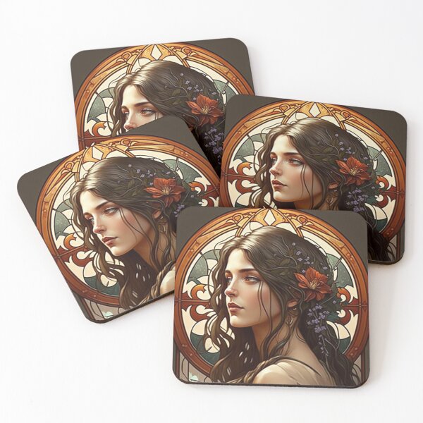 Item preview, Beauty from Seville designed and sold by ArtNouveauChic.