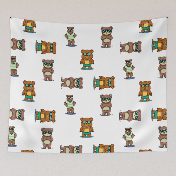 Item preview, Cool Cute Bear Wearing Sunglasses designed and sold by theredsharp.
