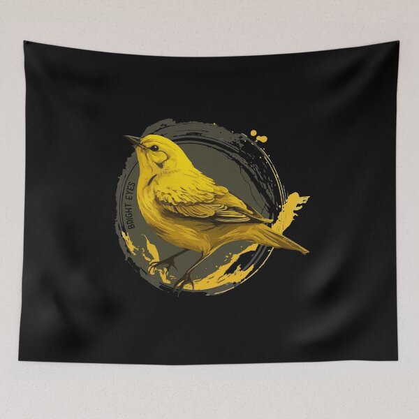 Item preview, Bright Eyes Yellow Bird - Bright Eyes designed and sold by secondanchor.