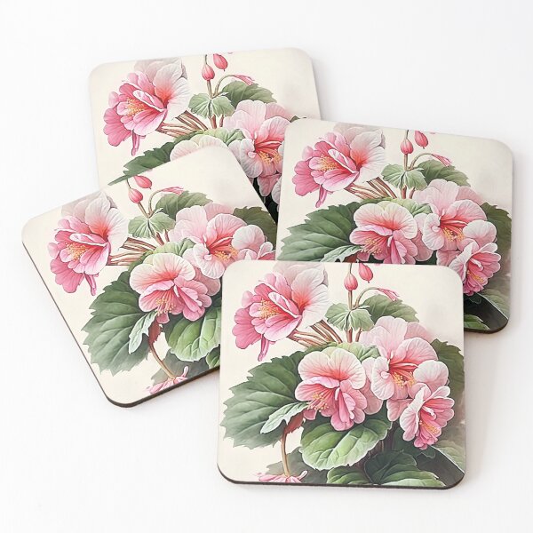 Item preview, Pink Begonias  designed and sold by Vanover Designs.