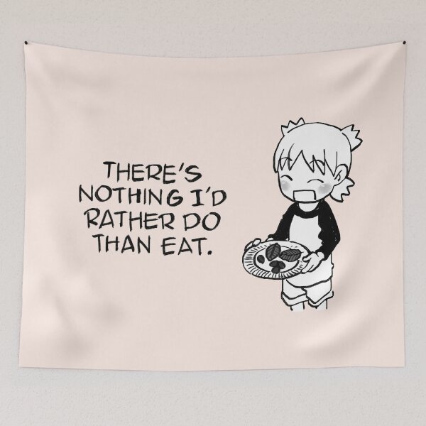 Item preview, I draw yotsuba says there's nothing i'd rather do than eat / yotsubato designed and sold by RansRoom.