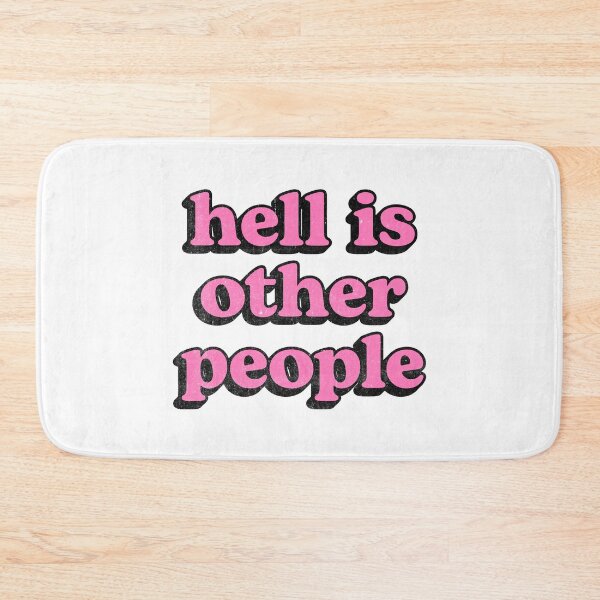 Item preview, hell is other people - burnin in pink designed and sold by chrismanubag.