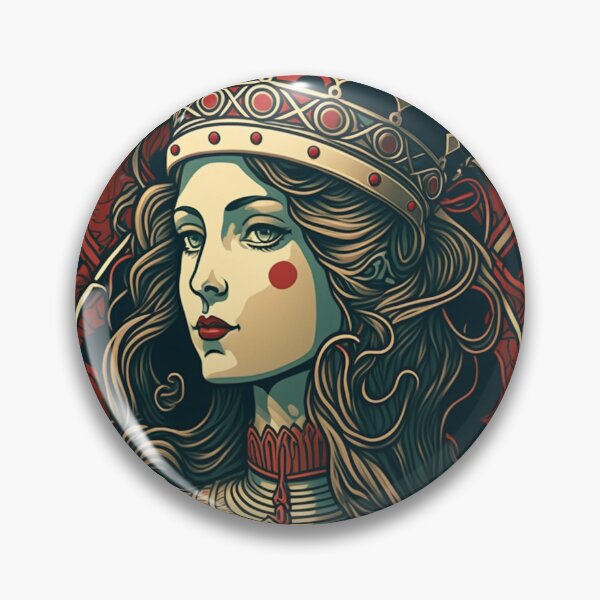 Item preview, The Queen of Hearts designed and sold by ArtNouveauChic.