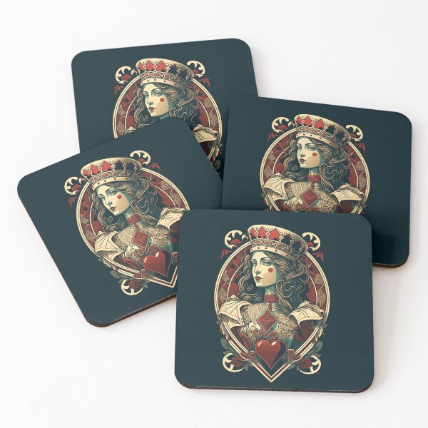 Item preview, The Queen of Hearts designed and sold by ArtNouveauChic.