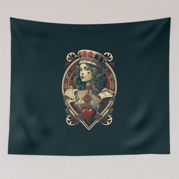 Item preview, The Queen of Hearts designed and sold by ArtNouveauChic.