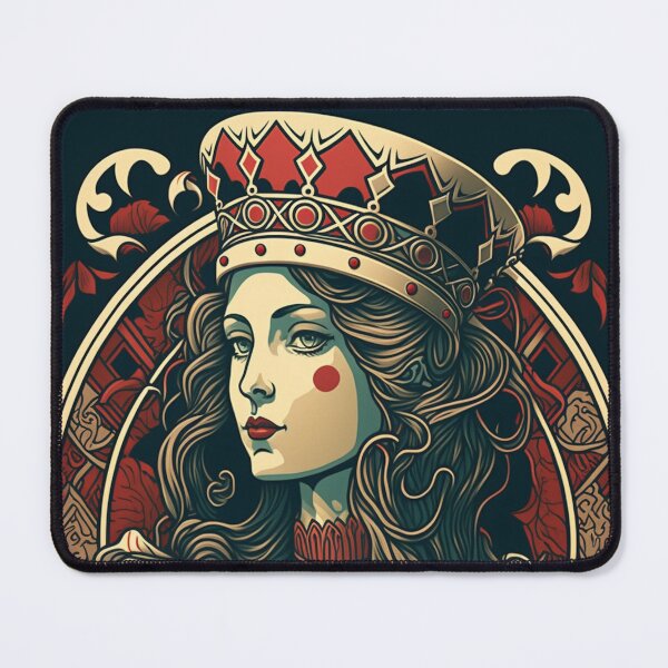 Item preview, The Queen of Hearts designed and sold by ArtNouveauChic.